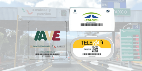 Different Tags to pay toll road in Mexico. Cheap Mexico insurance.