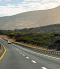 Sunset on Mexico highway between Morelia and Guadalajara. Cheap Mexico insurance
