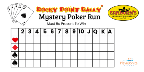 Rocky Point Rally Mystery Poker Run. Best Mexico Auto Insurance.