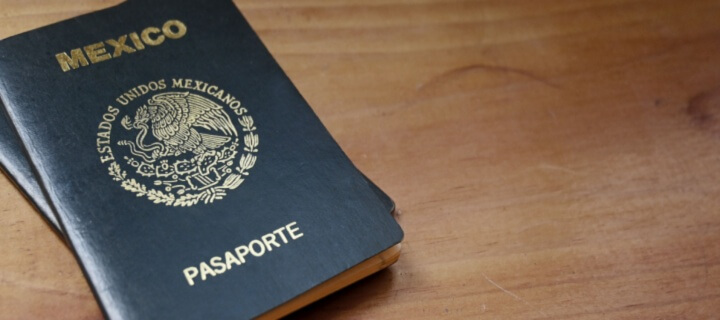Pasaporte Mexicano. Aseguranza para Mexico. 