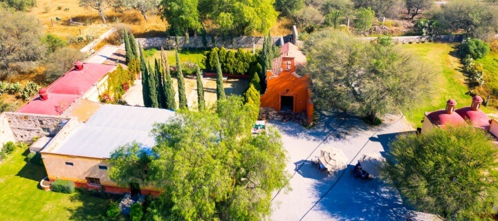 viñedo en el area de​​Queretaro, Mexico. Seguro de auto para mexico 