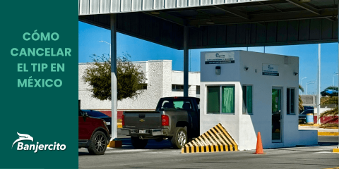 Caseta de Banjercito donde se detiene o se cancela el permiso de importacion temporal TIP. Seguro de Auto para Mexico