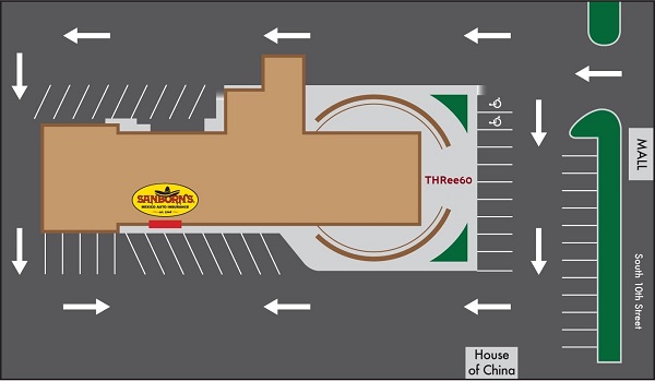 image of mcallen location and parking lot