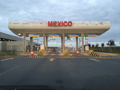 Manejando a Mexico por carretera