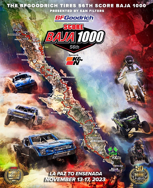 SCORE BAJA 1000 Poster