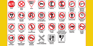Mexico Traffic Signs. Cheap Mexican Insurance