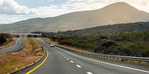 Sunset on Mexico highway between Morelia and Guadalajara. Cheap Mexico insurance